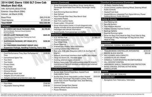 2014 GMC Sierra 1500 SLT