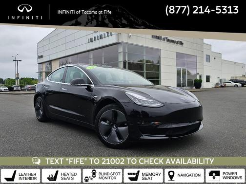 Black 2018 Tesla Model 3 Long Range