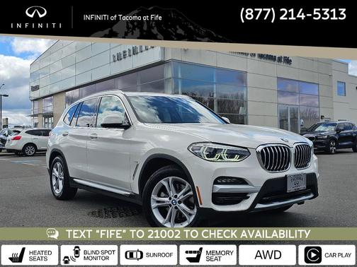 Alpine White 2021 BMW X3 xDrive30i