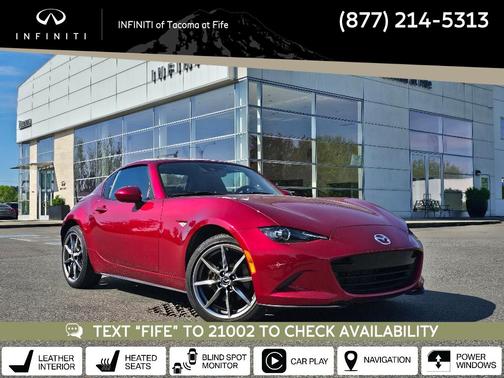 Soul Red Crystal Metallic 2022 Mazda MX-5 Miata RF Grand Touring