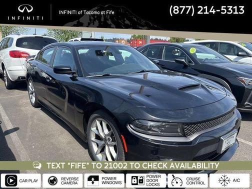 Pitch Black Clearcoat 2022 Dodge Charger GT