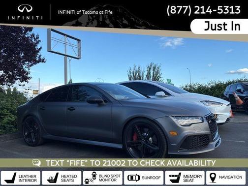 Gray 2016 Audi RS 7 4.0T PRESTIGE