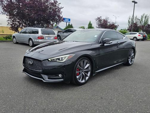Midnight Black 2022 INFINITI Q60 3.0t Red Sport 400