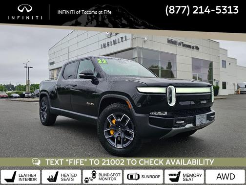 Black 2022 Rivian R1T Launch Edition