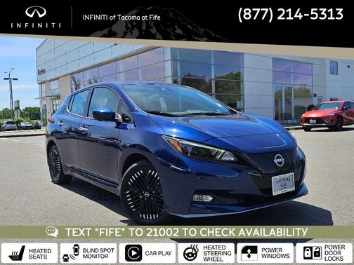Deep Blue Pearl 2024 Nissan Leaf SV PLUS