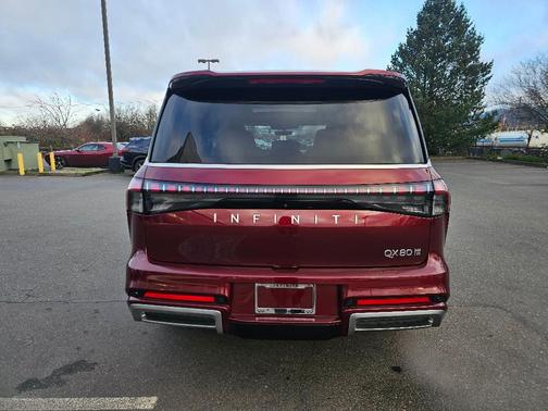 Coulis Red 2025 INFINITI QX80 Luxe