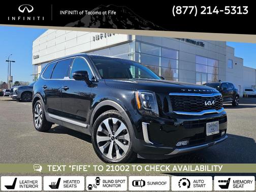 Ebony Black 2022 Kia Telluride SX