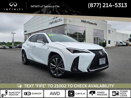 Ultra White 2024 Lexus UX 250h F SPORT Design