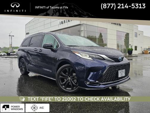 Blue 2022 Toyota Sienna