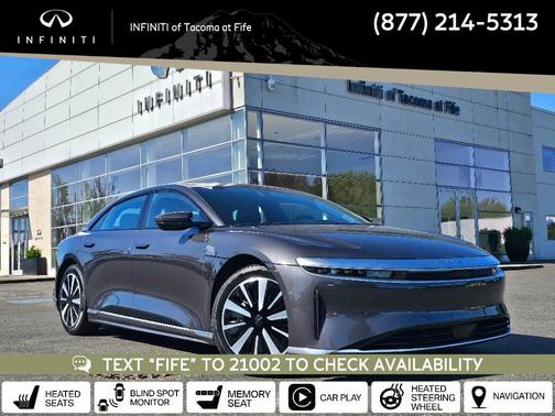 Gray 2023 Lucid Air Pure