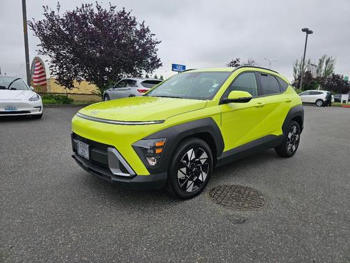 Yellow 2024 Hyundai KONA SEL