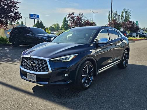 Hermosa Blue 2023 INFINITI QX55 ESSENTIAL