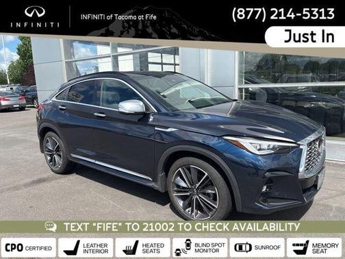 Hermosa Blue 2023 INFINITI QX55 ESSENTIAL