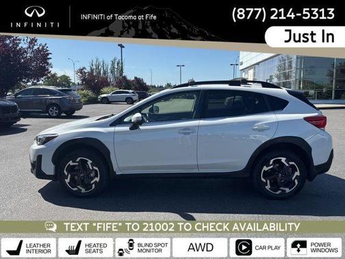 Crystal White Pearl 2023 Subaru Crosstrek Limited