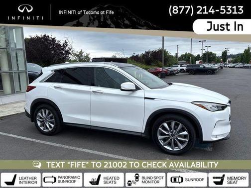 Black Obsidian 2024 INFINITI QX50 Luxe