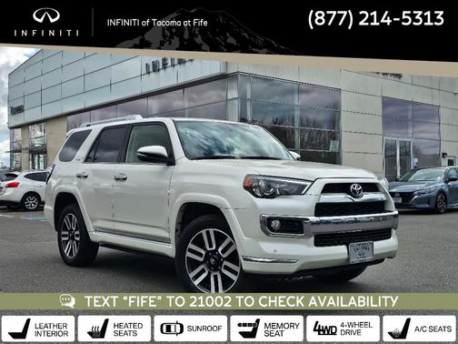 Blizzard Pearl 2019 Toyota 4Runner Limited