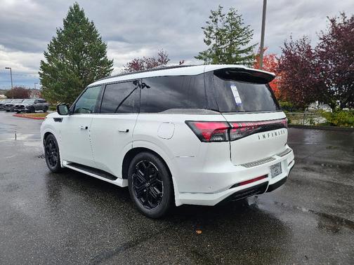 Radiant White 2026 INFINITI QX80 SPORT
