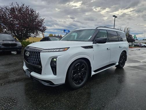 Radiant White 2026 INFINITI QX80 SPORT