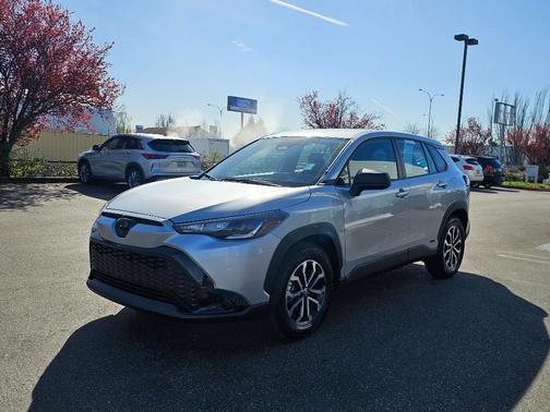 Silver 2024 Toyota Corolla Cross Hybrid S