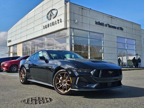 Shadow Black 2025 Ford Mustang GT Premium