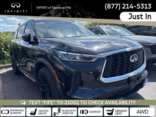 Mineral Black 2024 INFINITI QX60 AUTOGRAPH