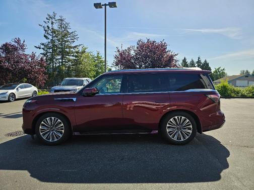 Coulis Red 2025 INFINITI QX80 SENSORY