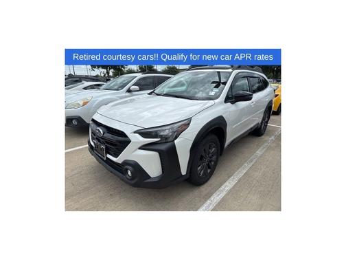 Crystal White Pearl 2025 Subaru Outback Onyx Edition