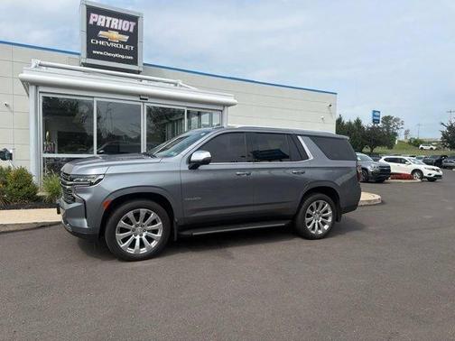 Steel Metallic 2021 Chevrolet Tahoe Premier