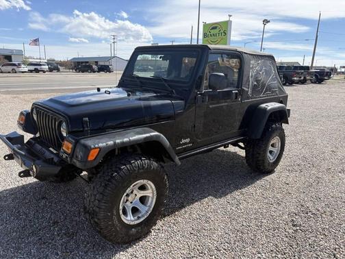 Black 2004 Jeep Wrangler Sport