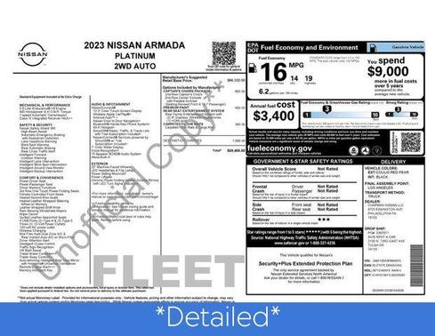 2023 Nissan Armada Platinum 2WD