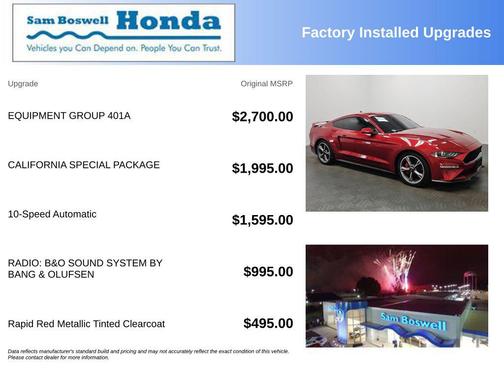 Rapid Red Metallic Tinted Clearcoat 2022 Ford Mustang GT Premium