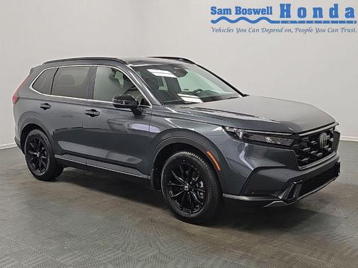 Gray 2025 Honda CR-V Hybrid Sport AWD