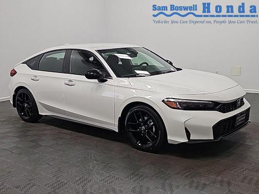 Platinum White Pearl 2026 Honda Civic Sport