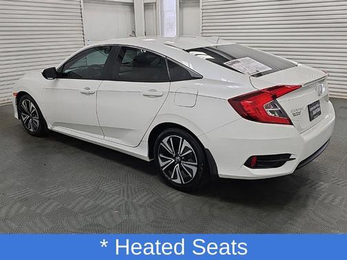 White Orchid Pearl 2017 Honda Civic EX-L