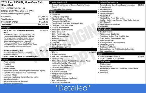 2024 RAM 1500 Big Horn/Lone Star