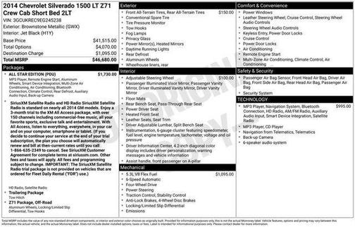 Brownstone Metallic 2014 Chevrolet Silverado 1500 2LT