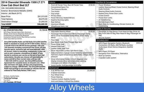 Brownstone Metallic 2014 Chevrolet Silverado 1500 2LT