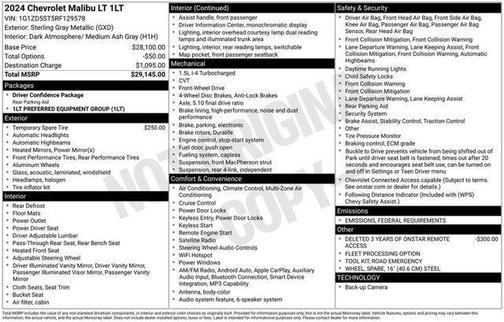 2024 Chevrolet Malibu FWD 1LT