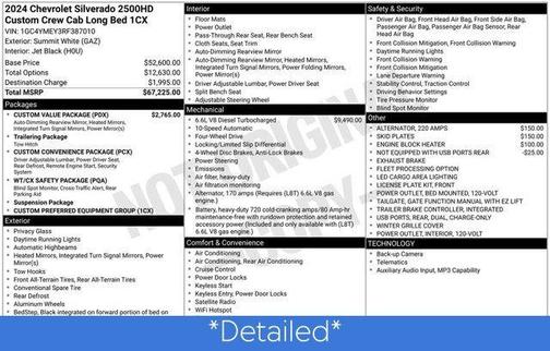 2024 Chevrolet Silverado 2500 Custom