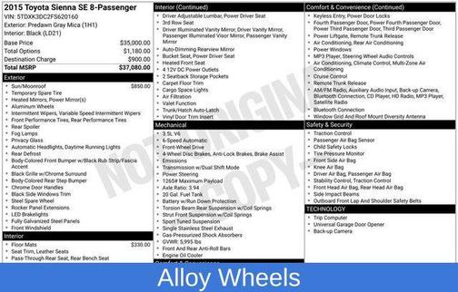 2015 Toyota Sienna SE