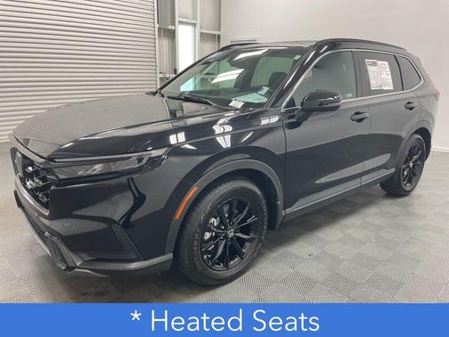 Crystal Black Pearl 2024 Honda CR-V Hybrid Sport FWD