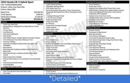 2024 Honda CR-V Hybrid Sport FWD