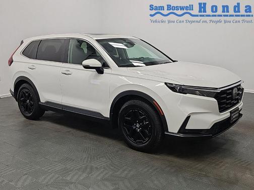 Platinum White Pearl 2025 Honda CR-V EX-L 2WD