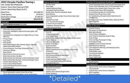2023 Chrysler Pacifica Touring L