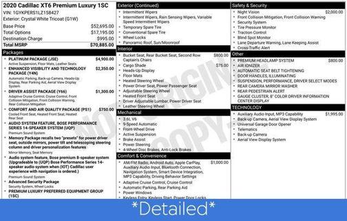 2020 Cadillac XT6 Premium Luxury FWD