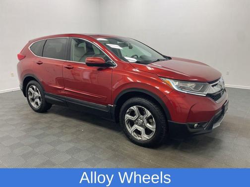 Orange 2018 Honda CR-V EX-L