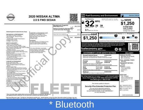 Deep Blue Pearl 2020 Nissan Altima S FWD