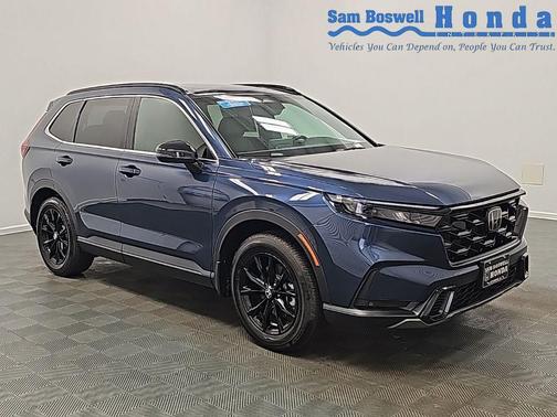 Blue 2024 Honda CR-V Hybrid Sport AWD