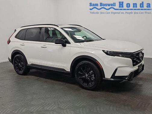 Platinum White Pearl 2026 Honda CR-V Hybrid Sport FWD