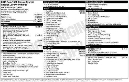 2019 RAM 1500 Express